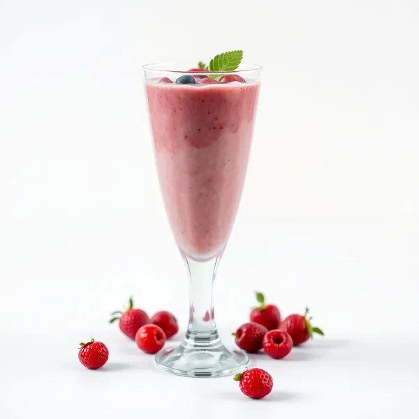 Smoothie de Iogurte Grego e Frutas Goji Tropicais