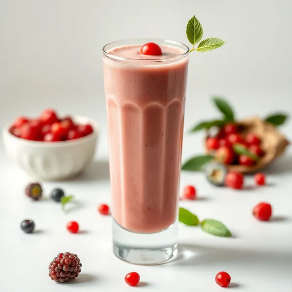 Smoothie Tropical de Baga Goji e Leite de Cânhamo