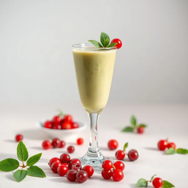 Smoothie de Thé Matcha et Baies Goji Tropical