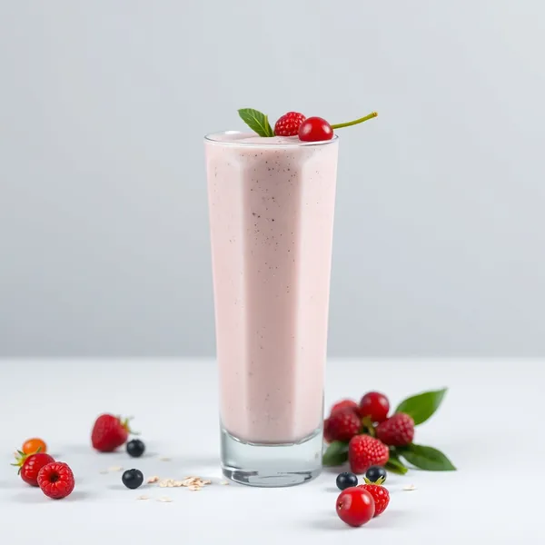 Smoothie de Leite de Aveia e Goji Tropical