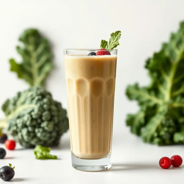 Smoothie de Kale Tropical avec Kefir