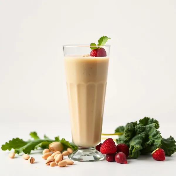 Tropical Kale Pistachio Milk Smoothie