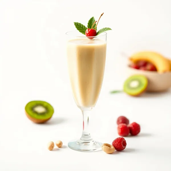Smoothie Tropical de Kiwi e Leite de Caju
