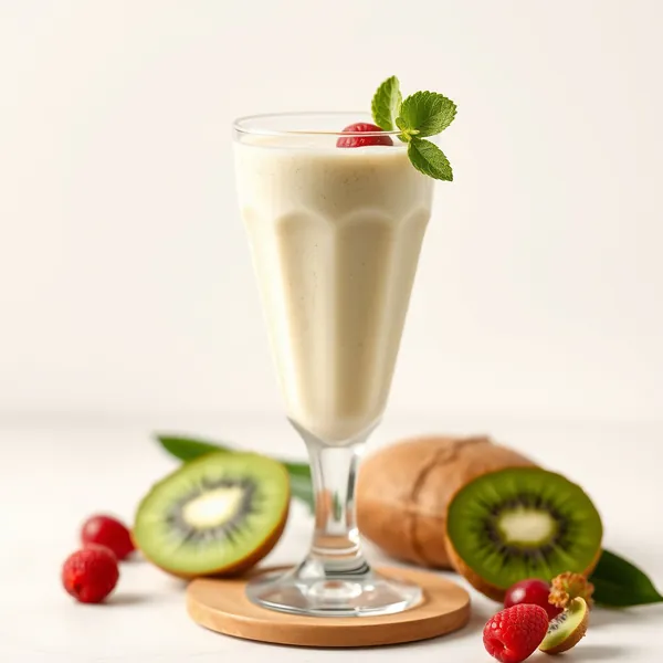 Tropical Kiwi Pea Milk Smoothie