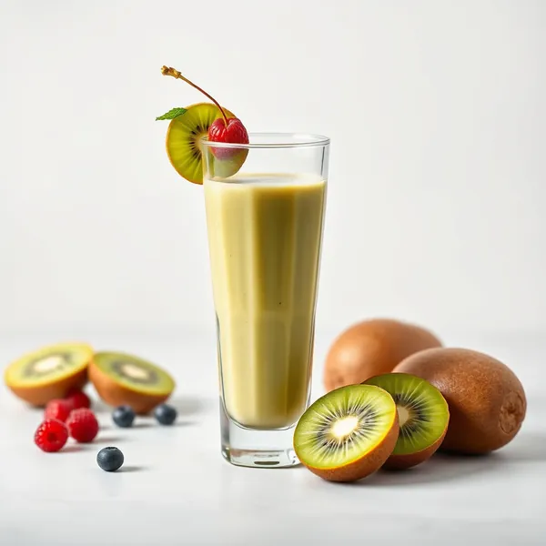 Tropical Kiwi Protein Shake Smoothie