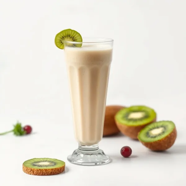 Batido de Kiwi Tropical e Leite de Espelta