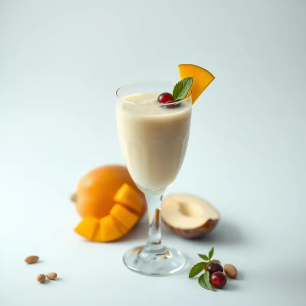 Smoothie Tropical de Manga, Amêndoa e Leite de Coco