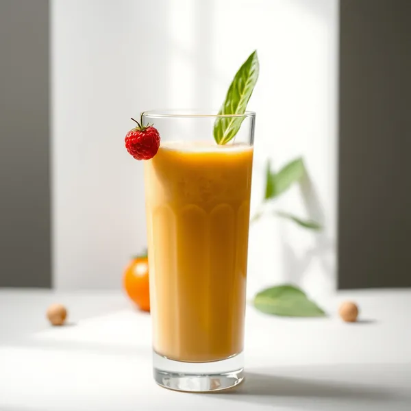 Tropical Mango Hazelnut Milk Smoothie