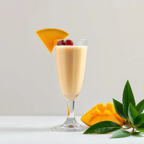 Tropical Mango Rice Milk Smoothie