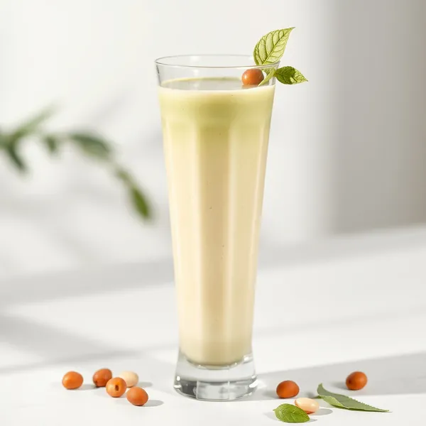 Smoothie Tropical al Matcha e Latte di Macadamia