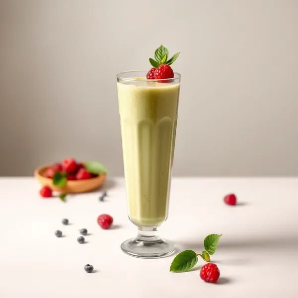 Smoothie de Riz Matcha Tropical
