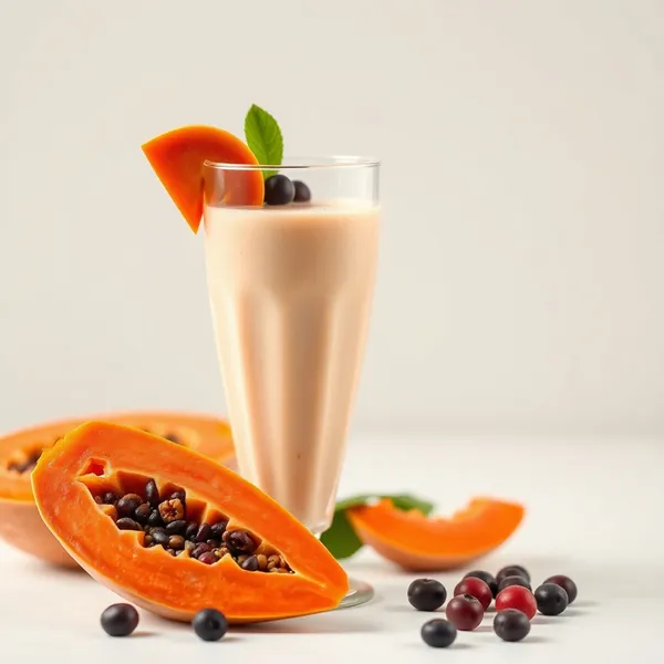Tropical Papaya Spelt Milk Smoothie