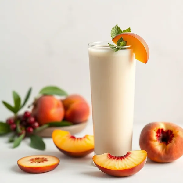 Smoothie de Kefir de Pêche Tropicale