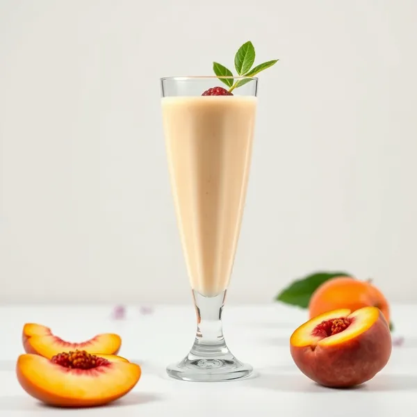 Batido de Arroz com Pêssego Tropical