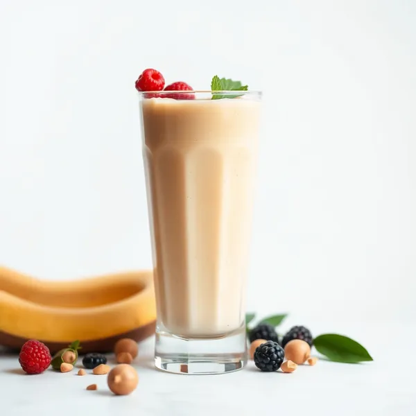 Smoothie Tropical au Beurre de Cacahuète et Lait de Noisette