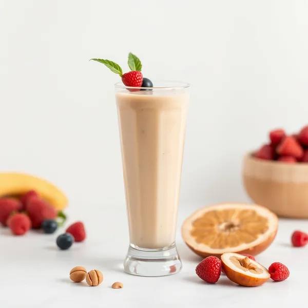 Smoothie Beurre de Cacahuète et Lait de Cannabis Tropical