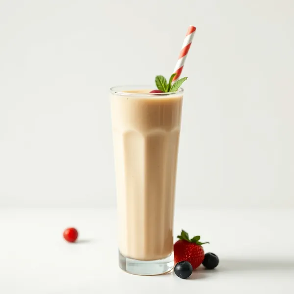 Tropical Peanut Butter Rice Milk Smoothie