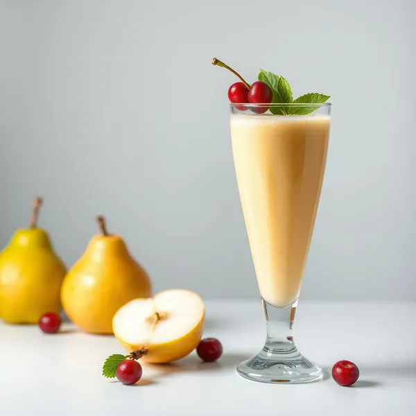 Smoothie de Jugo de Pera e Maçã Tropical