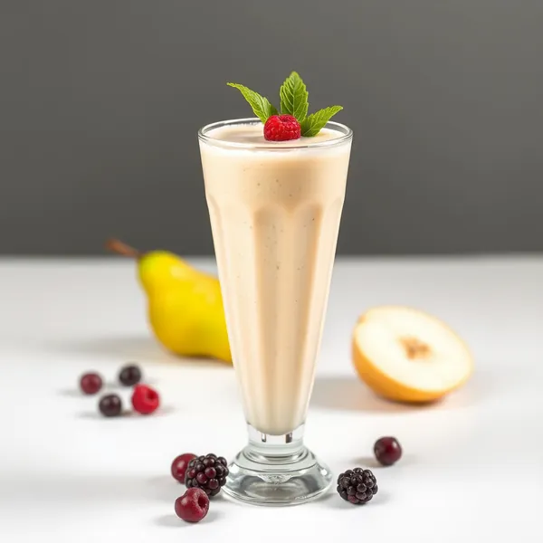 Smoothie de Pera Tropical e Leite de Avelã