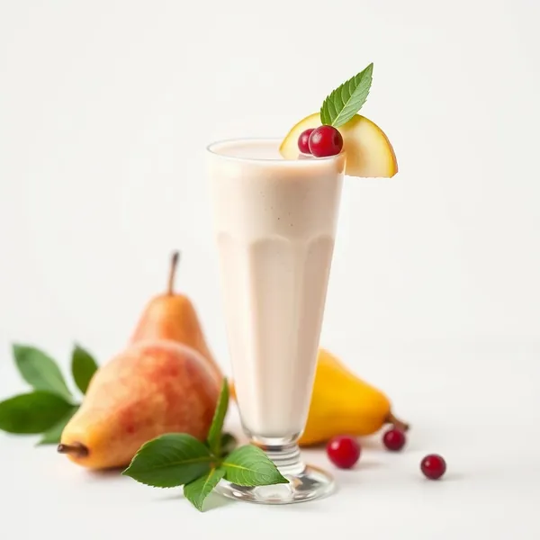Batido de Pera Tropical e Leite de Soja