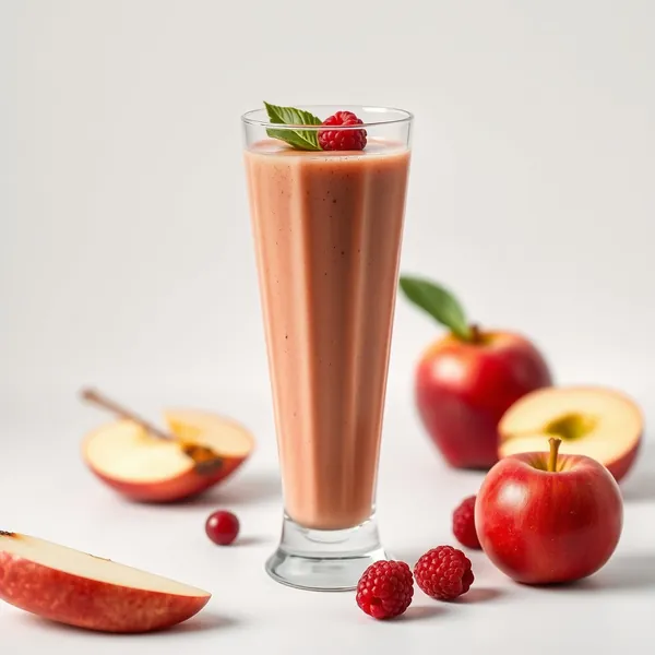 Batido de Suco de Maçã e Proteína Tropical