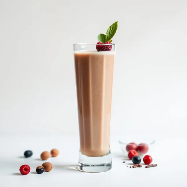 Smoothie de Protéine Tropical au Lait de Noisette