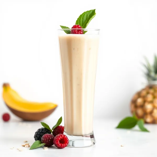 Smoothie de Lait d'Avoine et de Protéines Tropicales