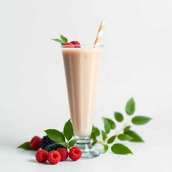 Tropischer Soja Milch Protein Shake