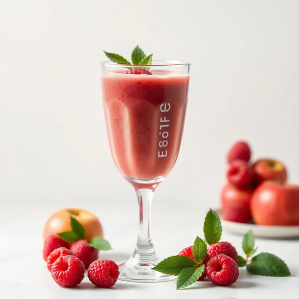 Smoothie de Suco de Mora e Maçã Tropical