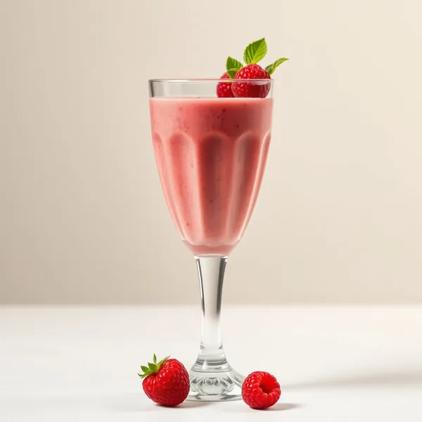 Tropical Raspberry Protein Shake Smoothie