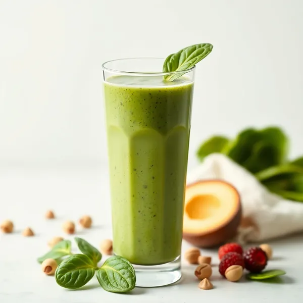 Tropical Spinach Pistachio Milk Smoothie
