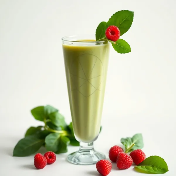 Tropical Spinach Protein Shake Smoothie