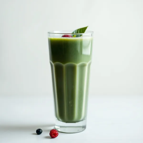 Tropischer Spirulina Dinkelmilch Smoothie
