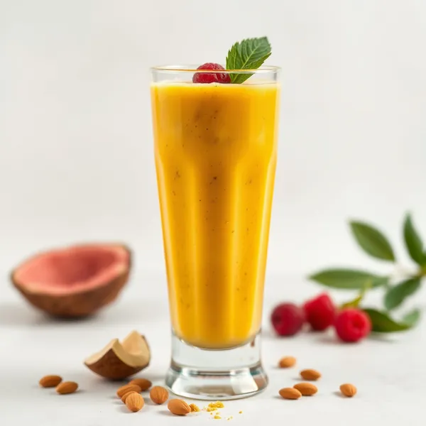 Tropical Turmeric Almond Coconut Milk Smoothie