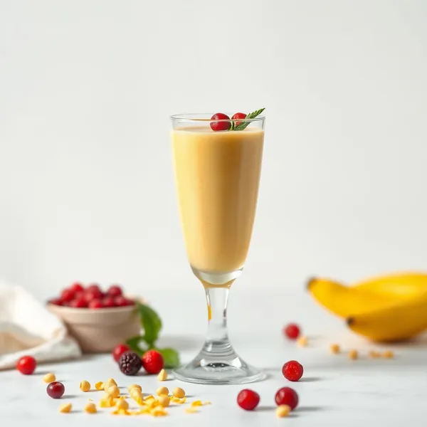 Tropical Turmeric Pea Milk Smoothie