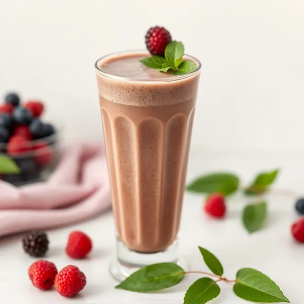 Smoothie Végétalien d'Açaï et de Thé Matcha