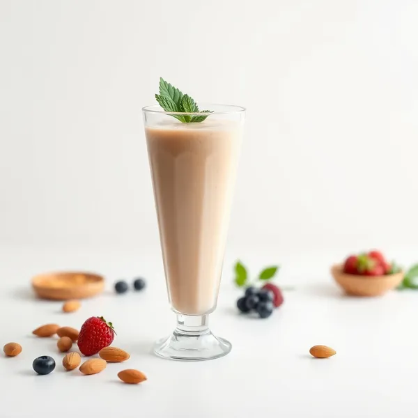 Smoothie Beurre d'Amande et Lait de Cannabis