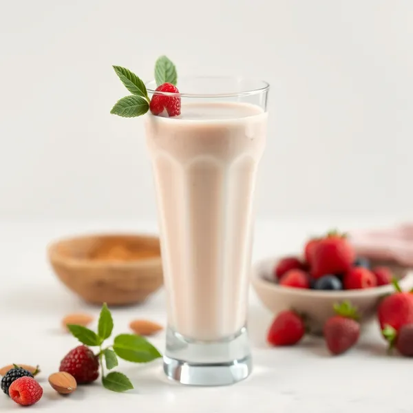 Smoothie Vegano al Burro di Mandorle e Latte di Kefir