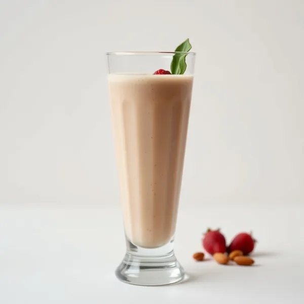 Smoothie de Beurre d'Amande et Lait de Riz Vegan