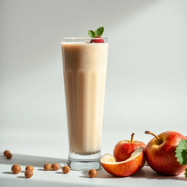 Smoothie Végane Pomme et Noisette