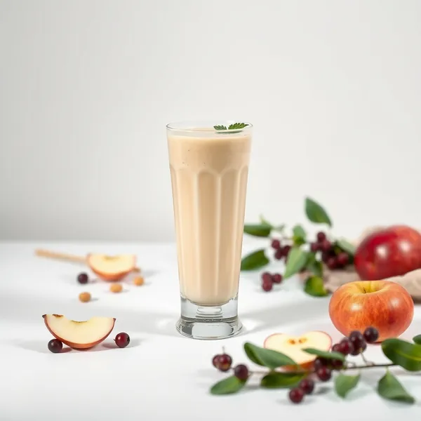 Vegan Apple Pea Milk Smoothie
