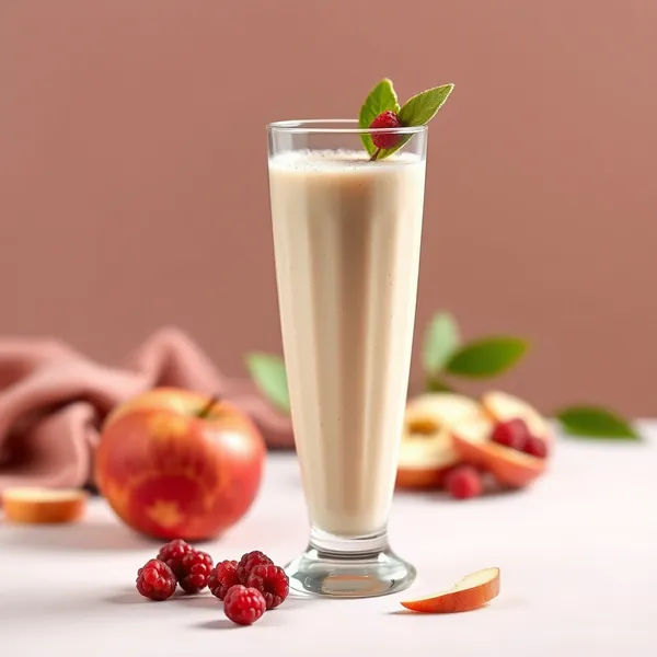Vegan Apple Rice Milk Smoothie