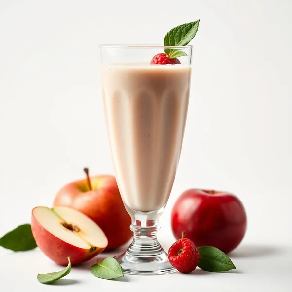 Smoothie Vegano de Maçã e Leite de Soja