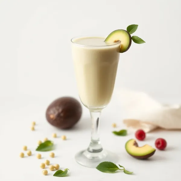Vegan Avocado Pea Milk Smoothie
