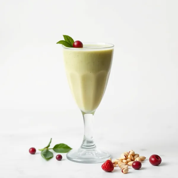 Batido Vegano de Abacate e Leite de Pistache