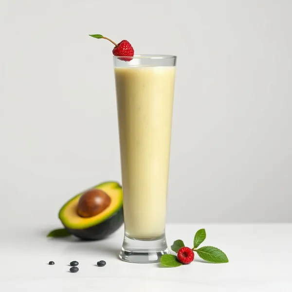 Vegan Avocado Rice Milk Smoothie