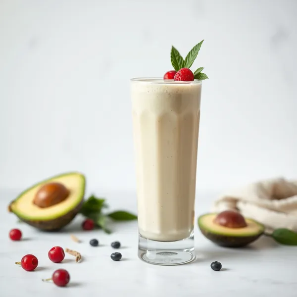 Vegan Avocado Spelt Milk Smoothie