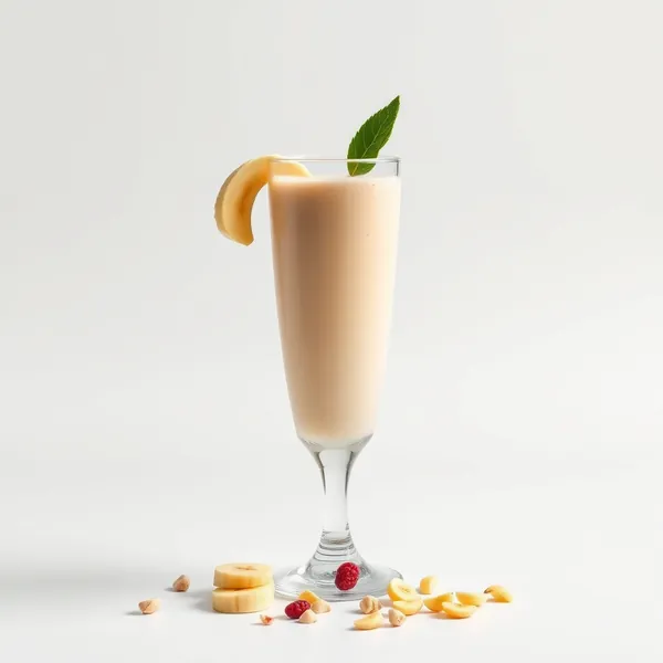 Vegan Banana Macadamia Milk Smoothie