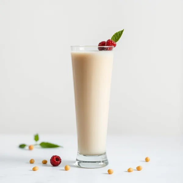 Vegan Bananen-Erbsenmilch-Smoothie