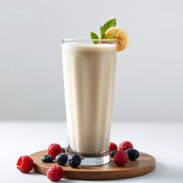 Batido Vegano de Banana e Leite de Espelta